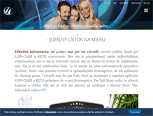 Tablet Screenshot of jedalny-listok.vladozlatos.com